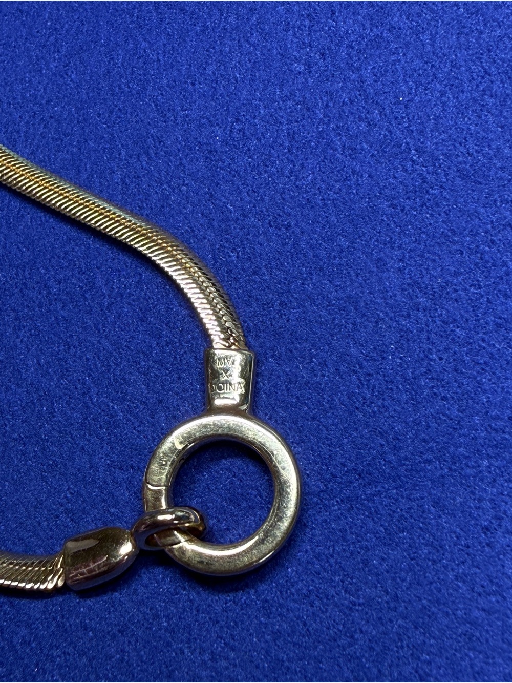 Monica Vinader Snake Chain Necklace 18in 18k Gold Vermeil Essential Capsule - Picture 9 of 13